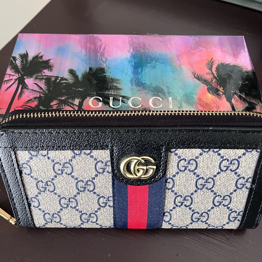 Blue Women's Continental wallet